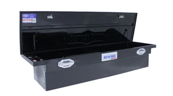 79210920 – BETTER BUILT Tool Box, Crossover Low Profile Single Lid Pull Handle Diamond Tread Gloss Black Aluminum 20 ...